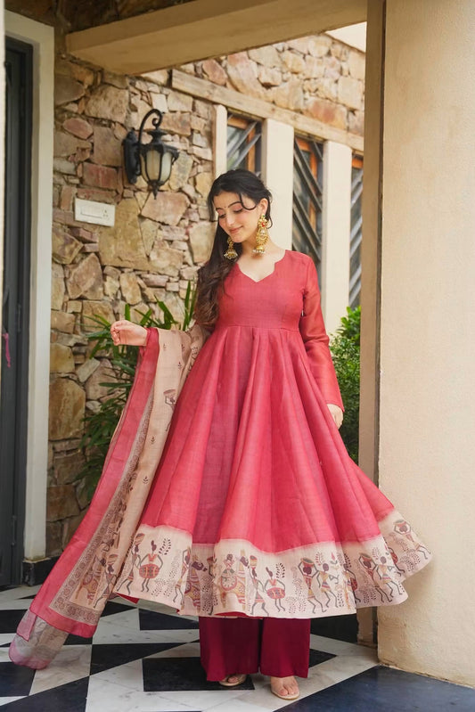 Elaira Cosmos Anarkali Suit Set
