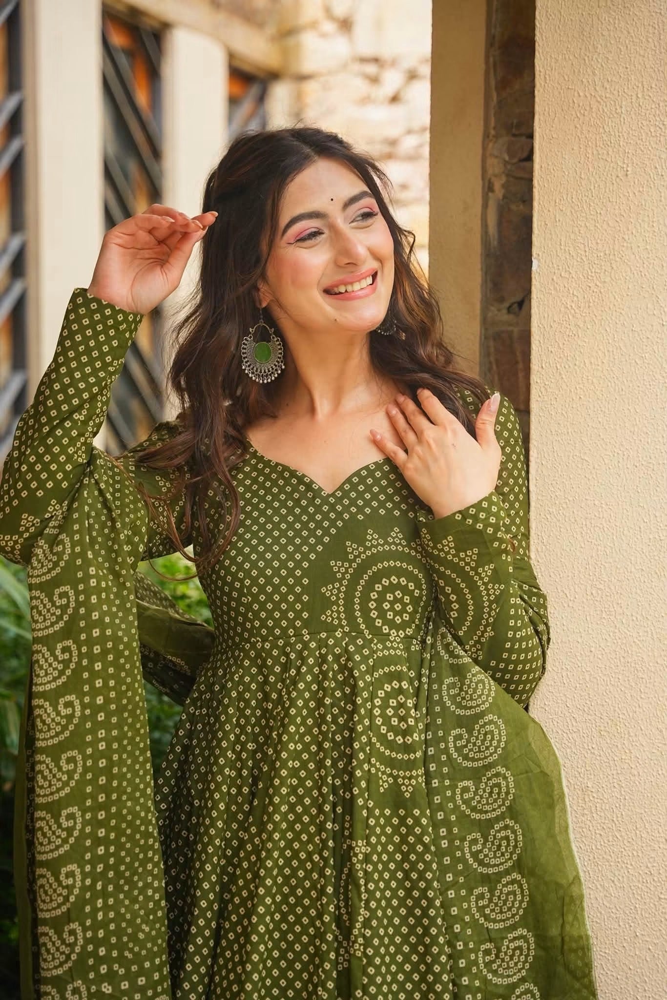 Chitraya Cotton Anarkali Suit Set