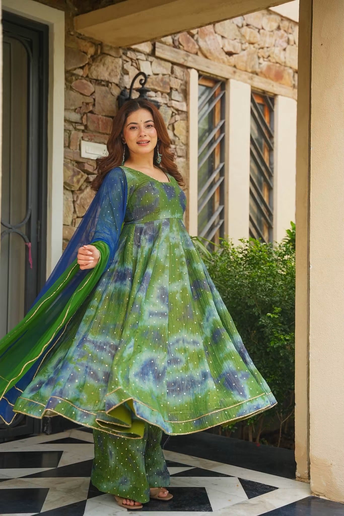 Neyara Heavy Anarkali Suit Set