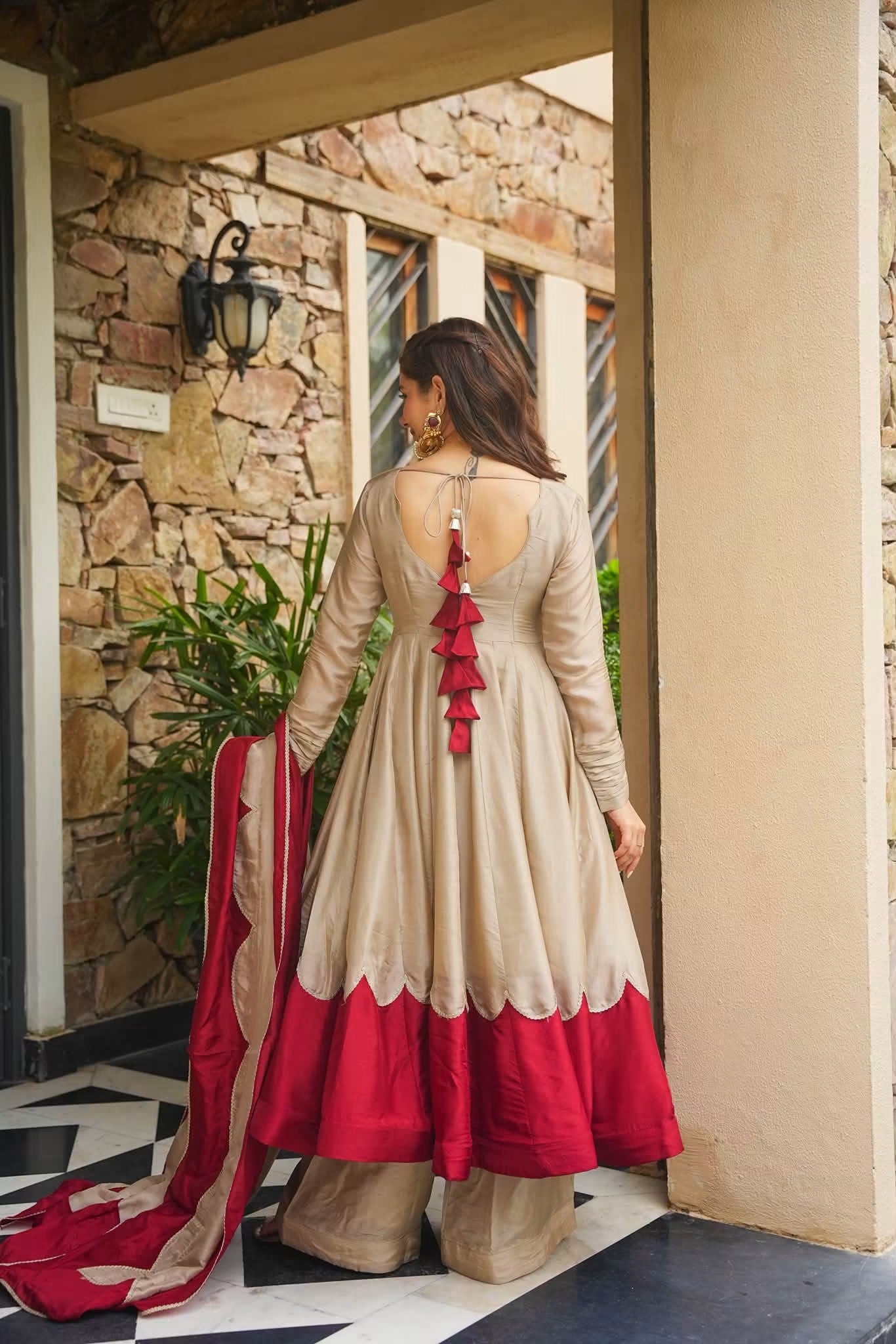 Evara Bloom Heavy Anarkali Suit Set