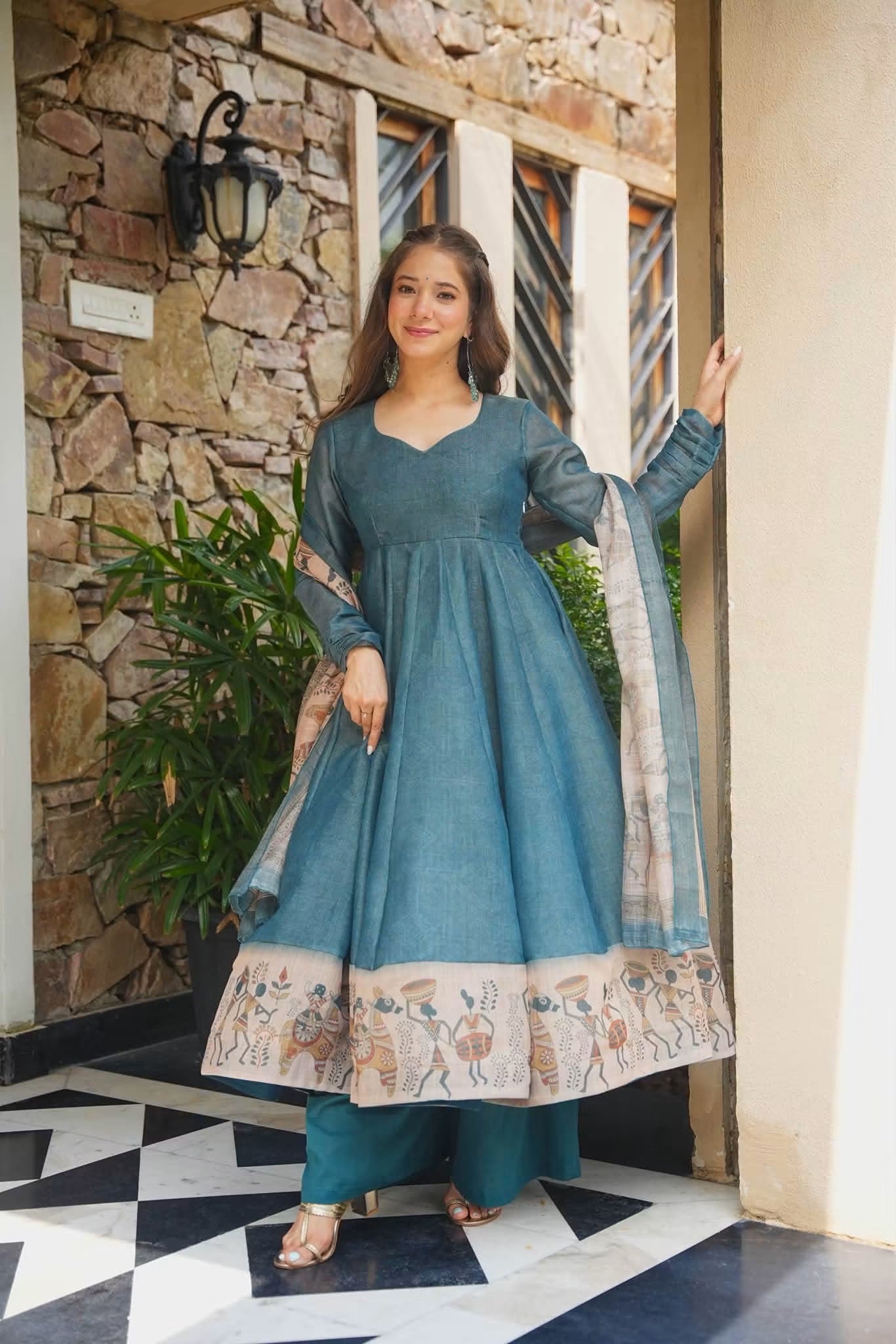 Wahira Cosmos Anarkali Suit Set