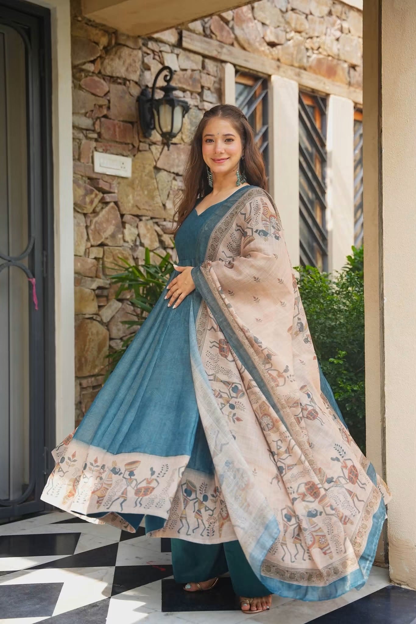 Wahira Cosmos Anarkali Suit Set