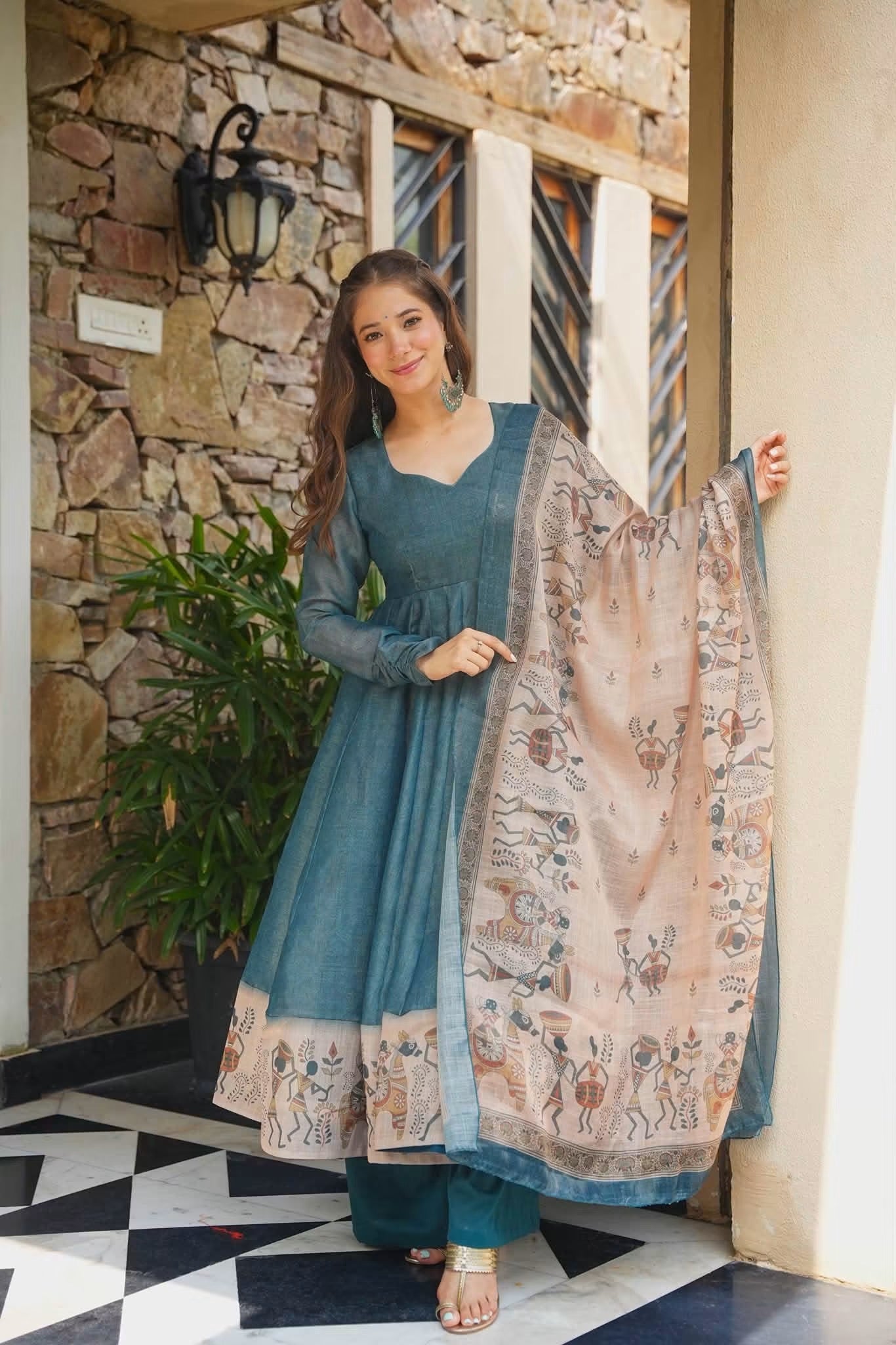 Wahira Cosmos Anarkali Suit Set