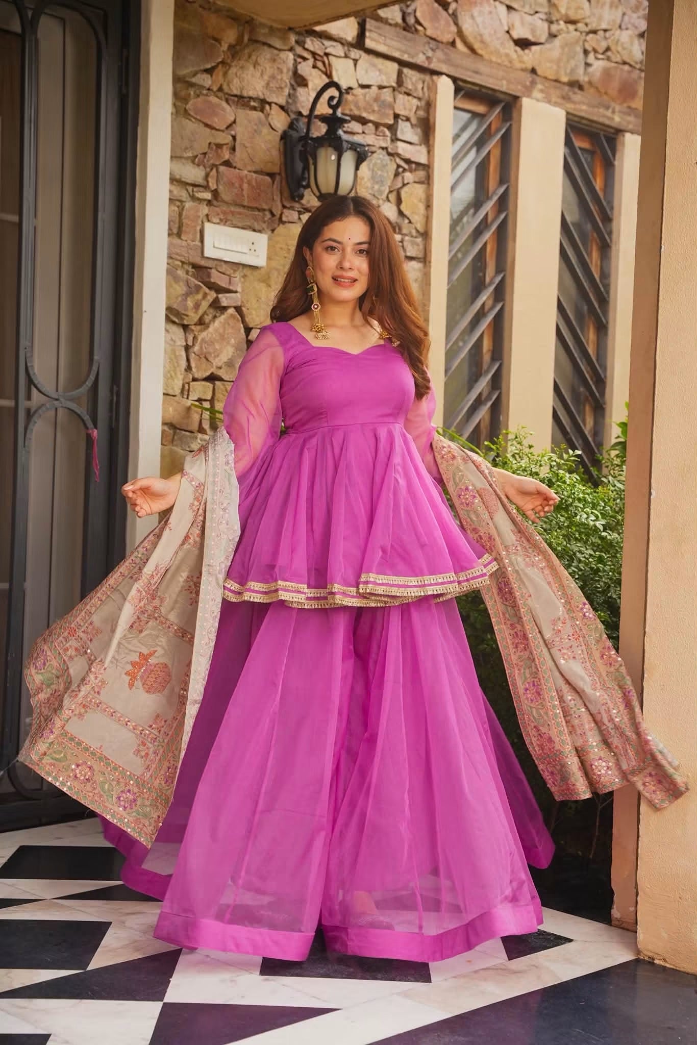 Haritvi Heavy Embroidered Kurta Set