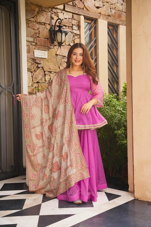 Haritvi Heavy Embroidered Kurta Set