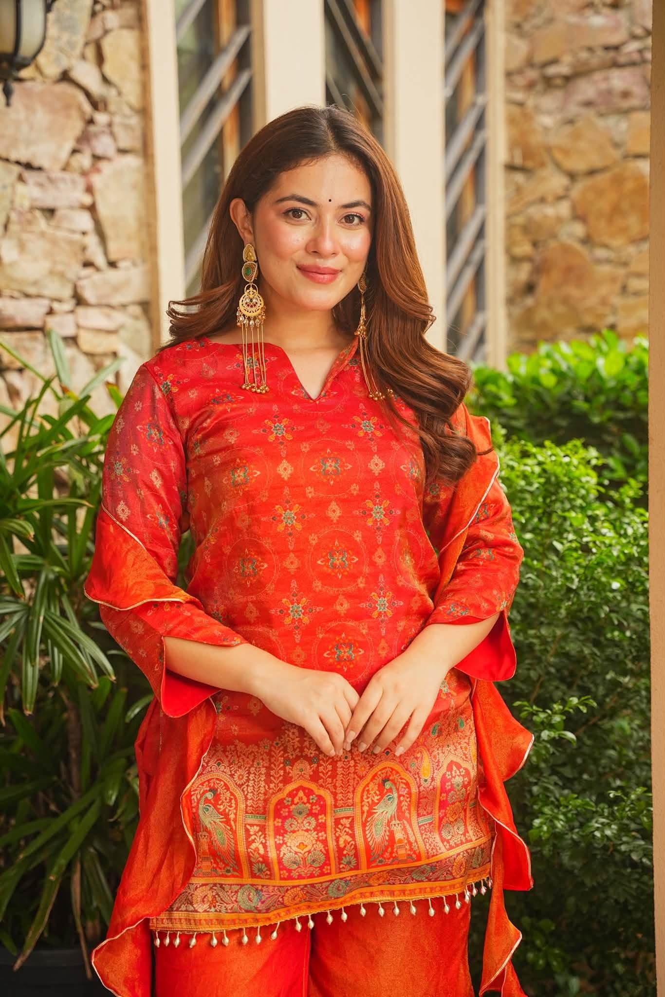 Sia Ethnic Glam Co-ord Set
