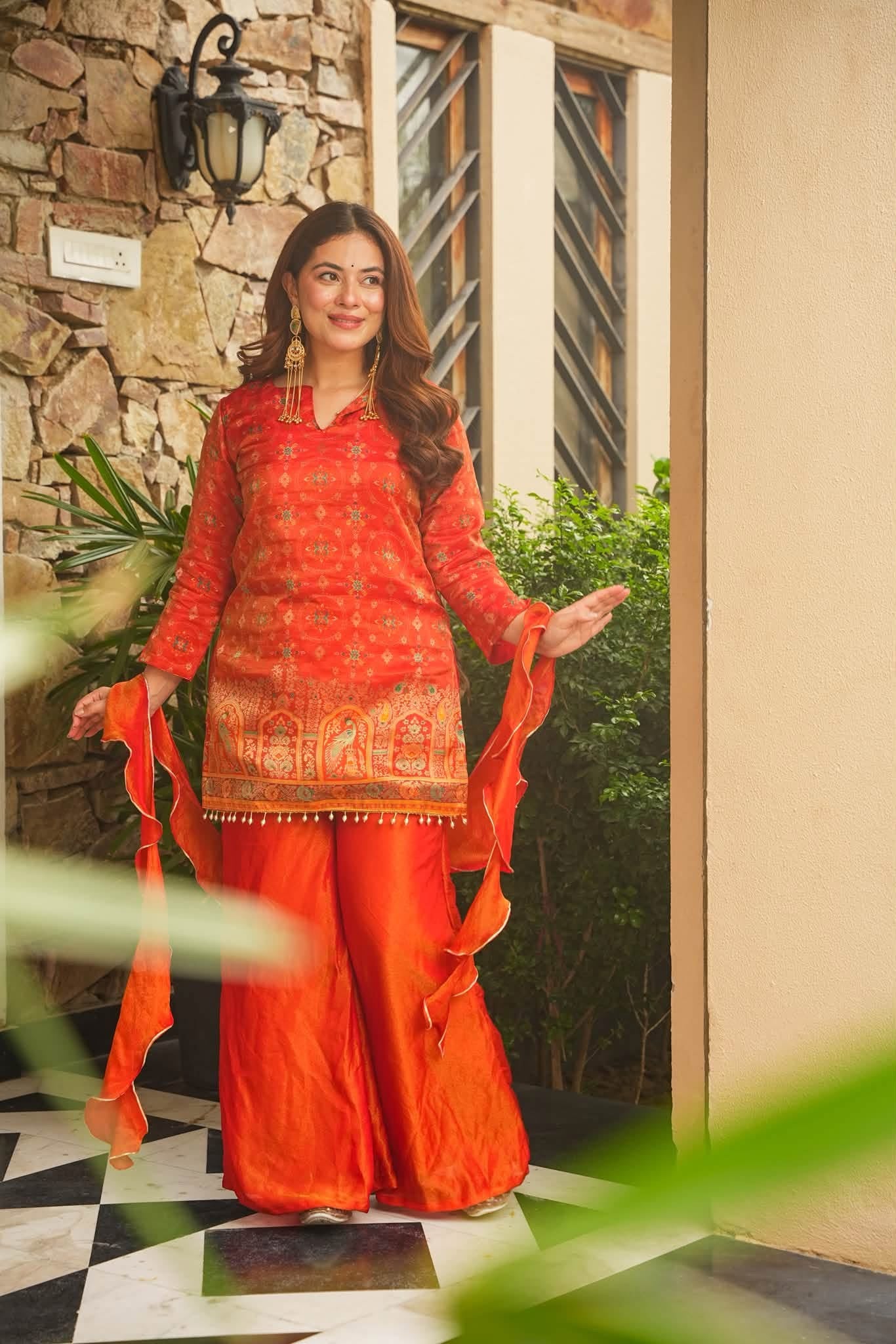 Sia Ethnic Glam Co-ord Set