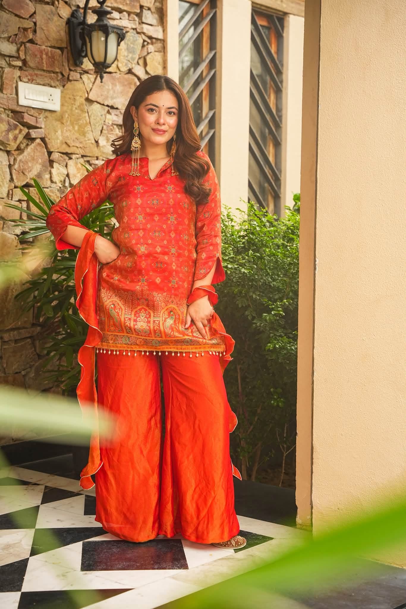 Sia Ethnic Glam Co-ord Set