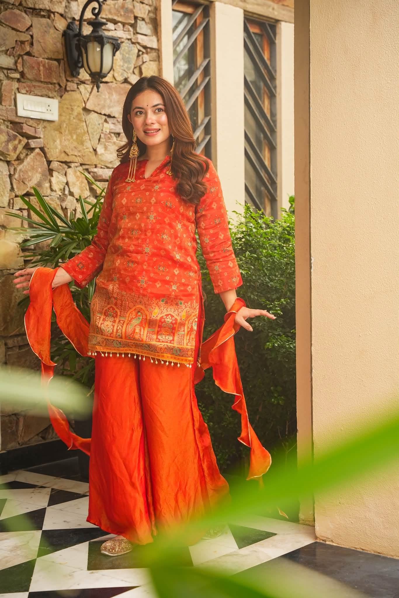 Sia Ethnic Glam Co-ord Set