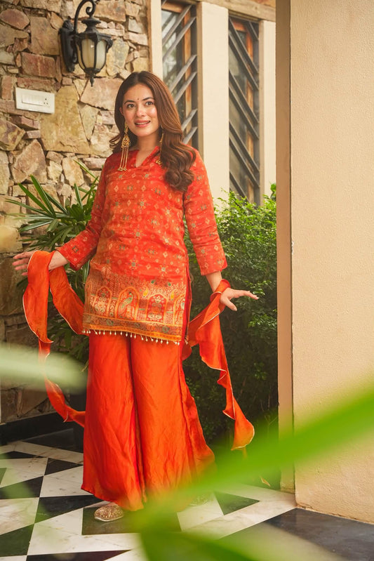 Sia Ethnic Glam Co-ord Set