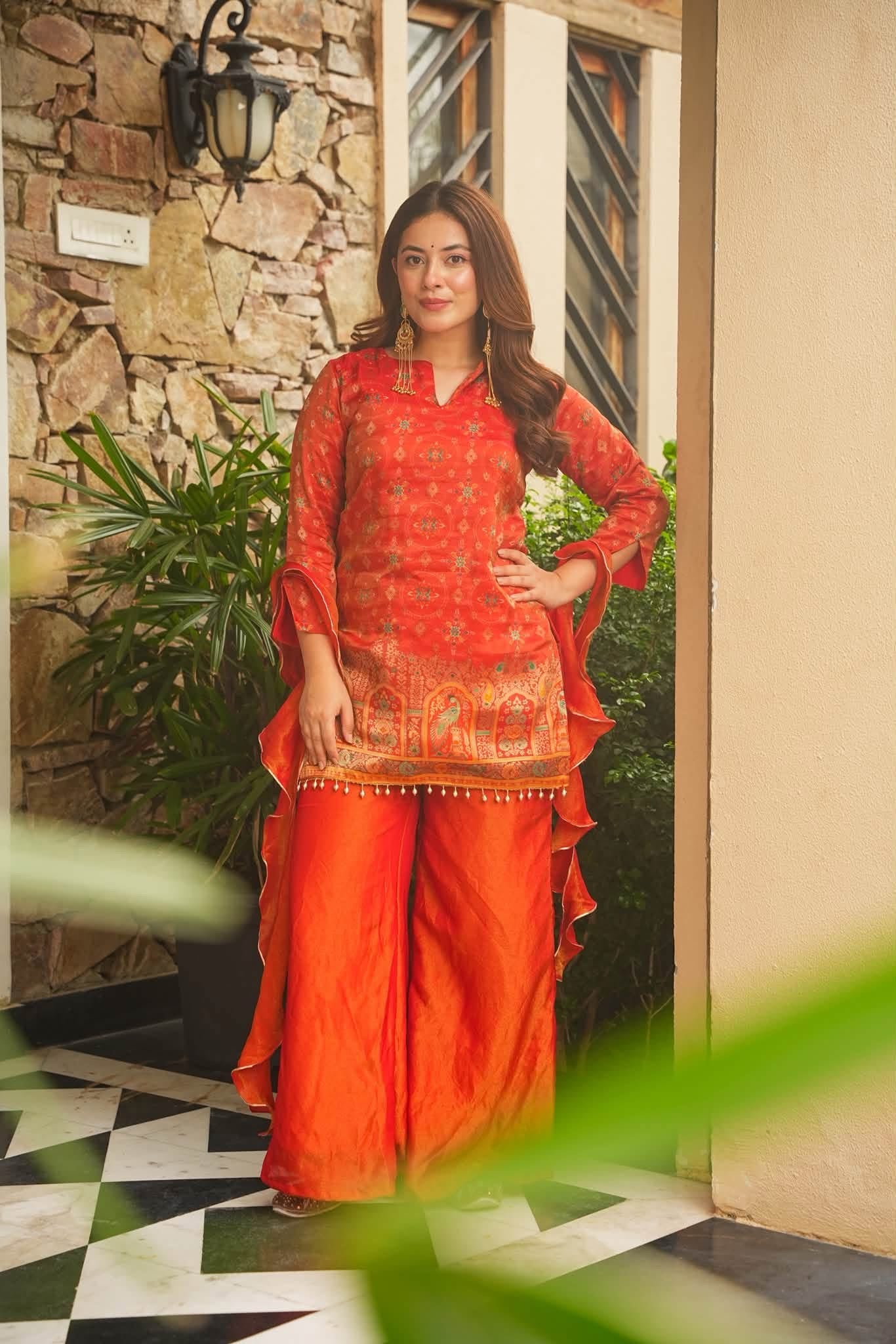 Sia Ethnic Glam Co-ord Set