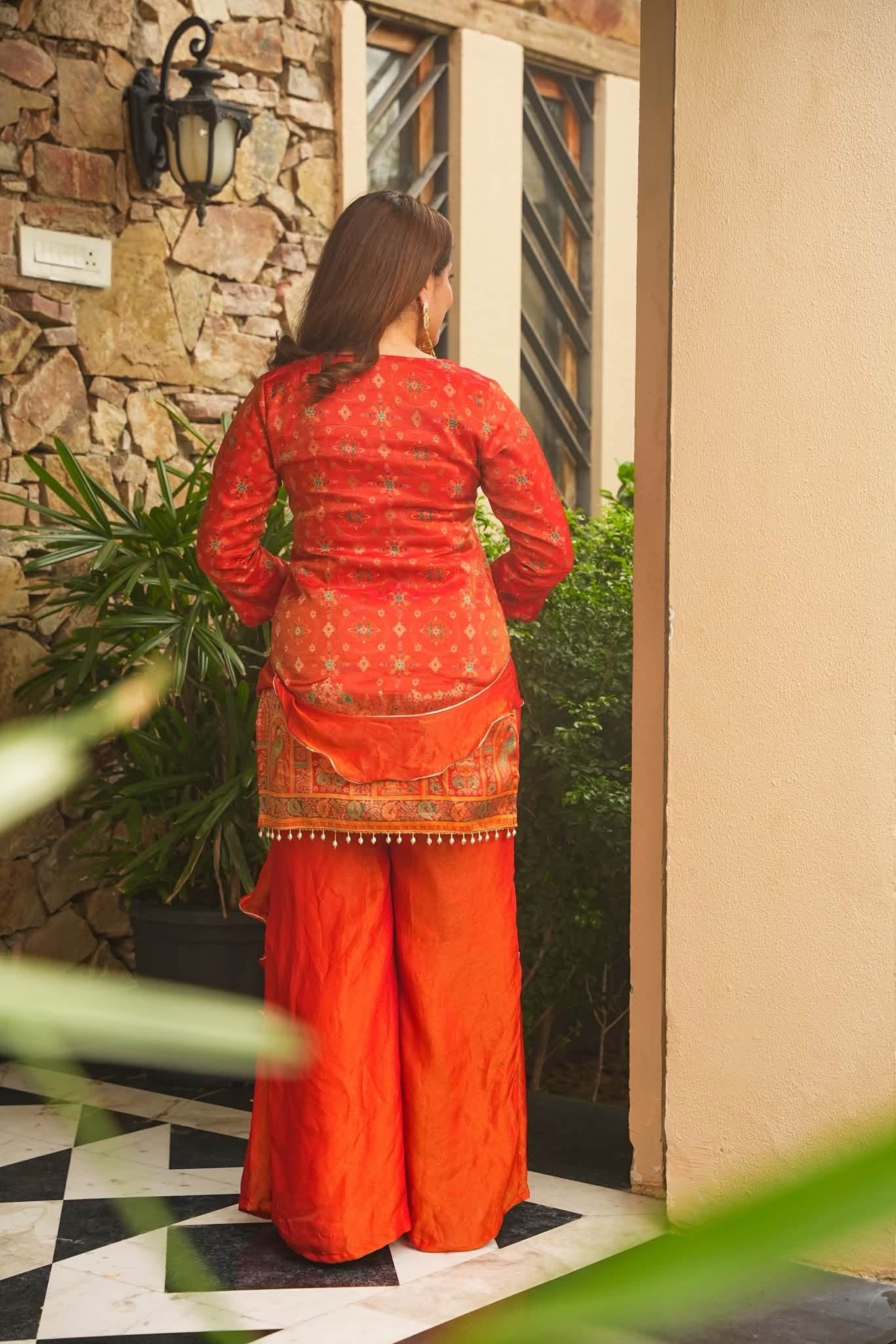 Sia Ethnic Glam Co-ord Set