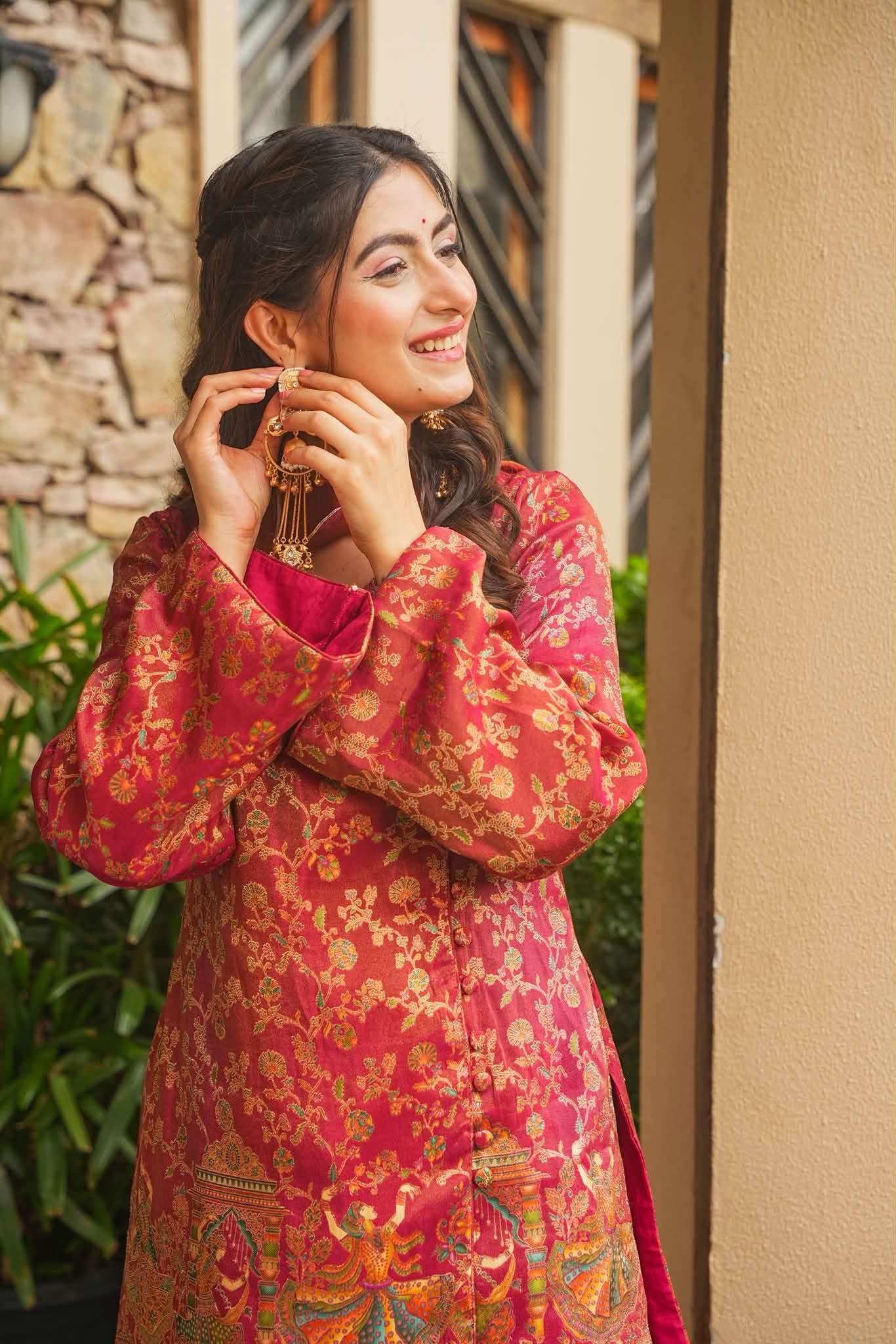 Raina Ethnic Glam Co-ord Set