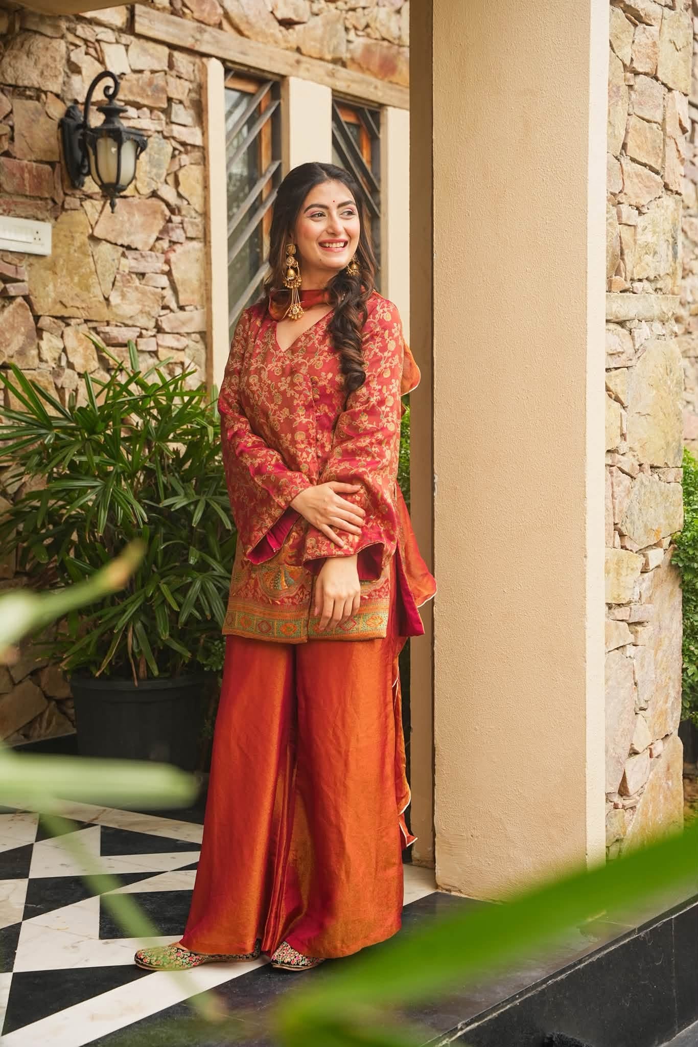 Raina Ethnic Glam Co-ord Set