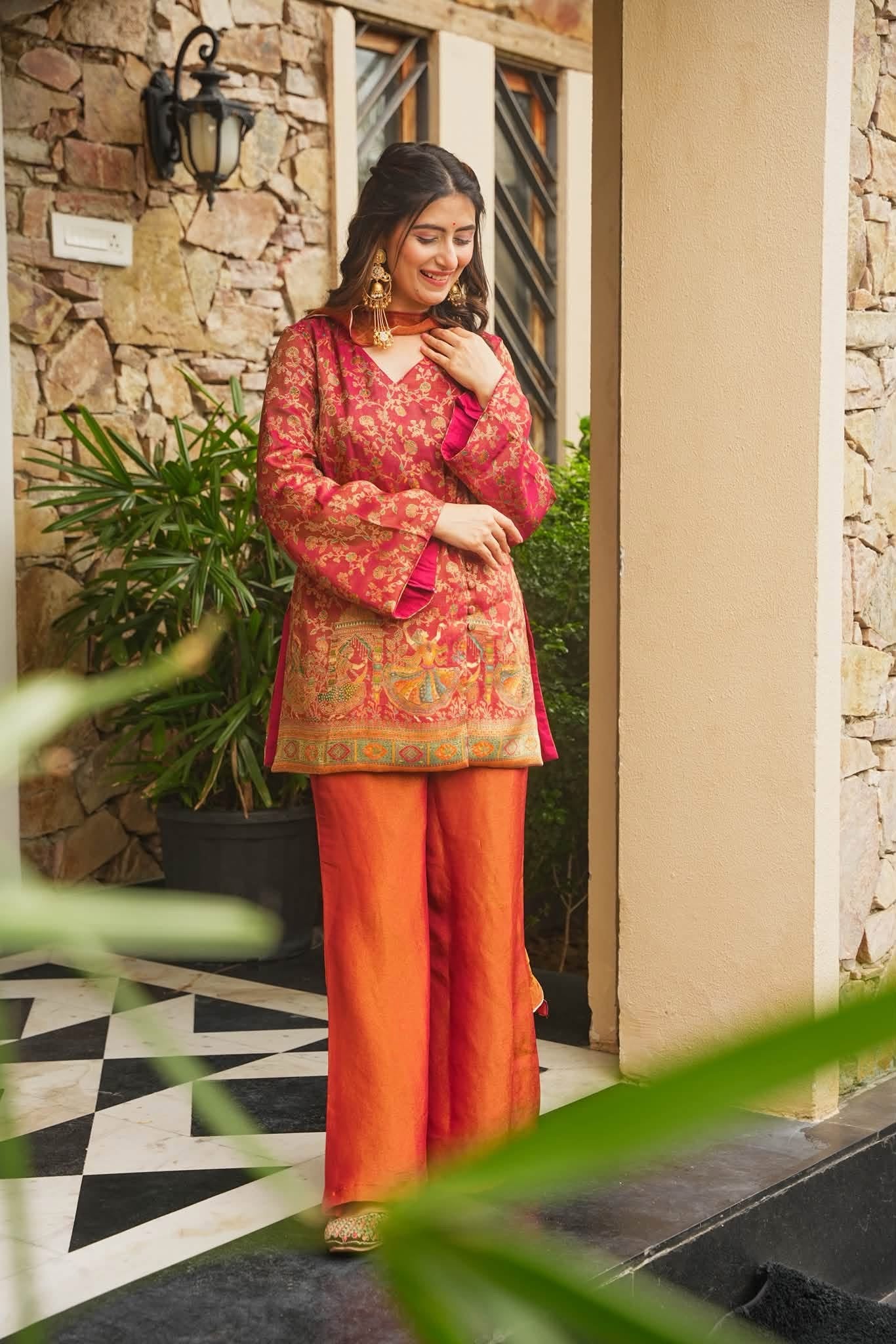 Raina Ethnic Glam Co-ord Set