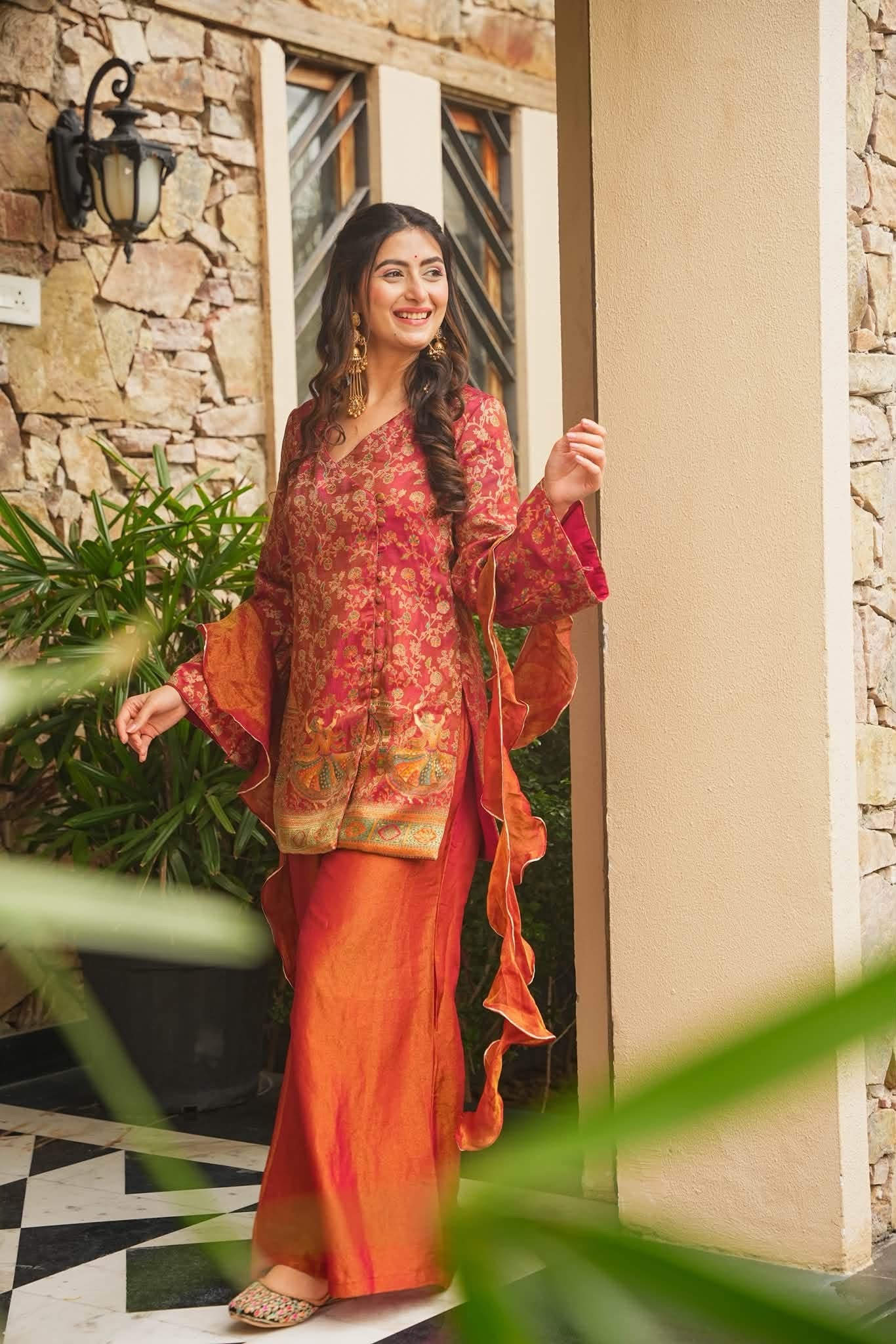 Raina Ethnic Glam Co-ord Set