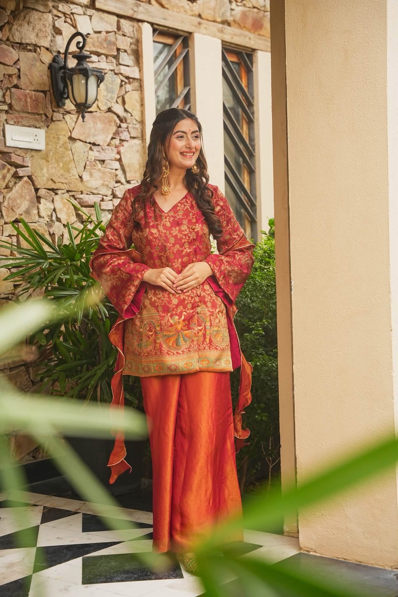 Raina Ethnic Glam Co-ord Set