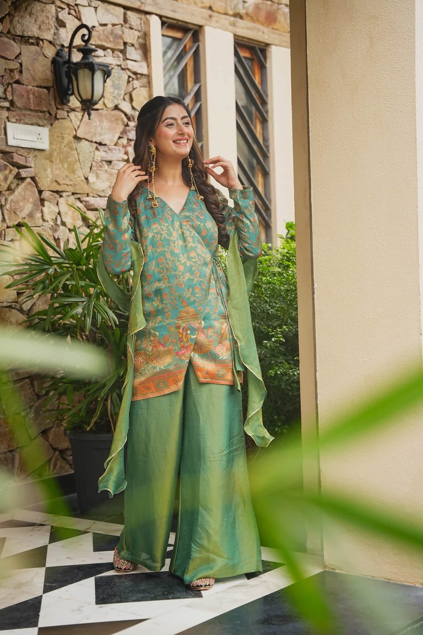 Nira Ethnic Glam Co-ord Set