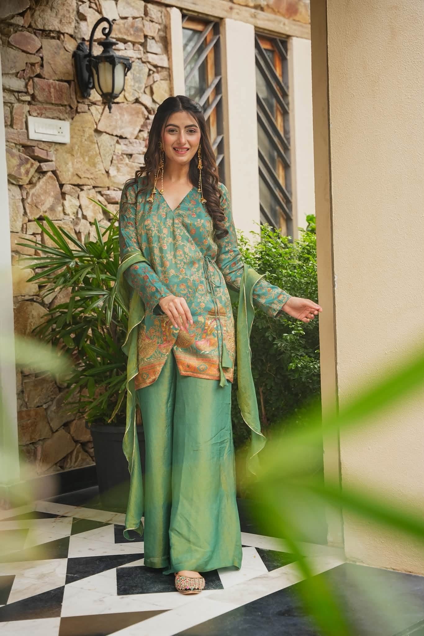 Nira Ethnic Glam Co-ord Set