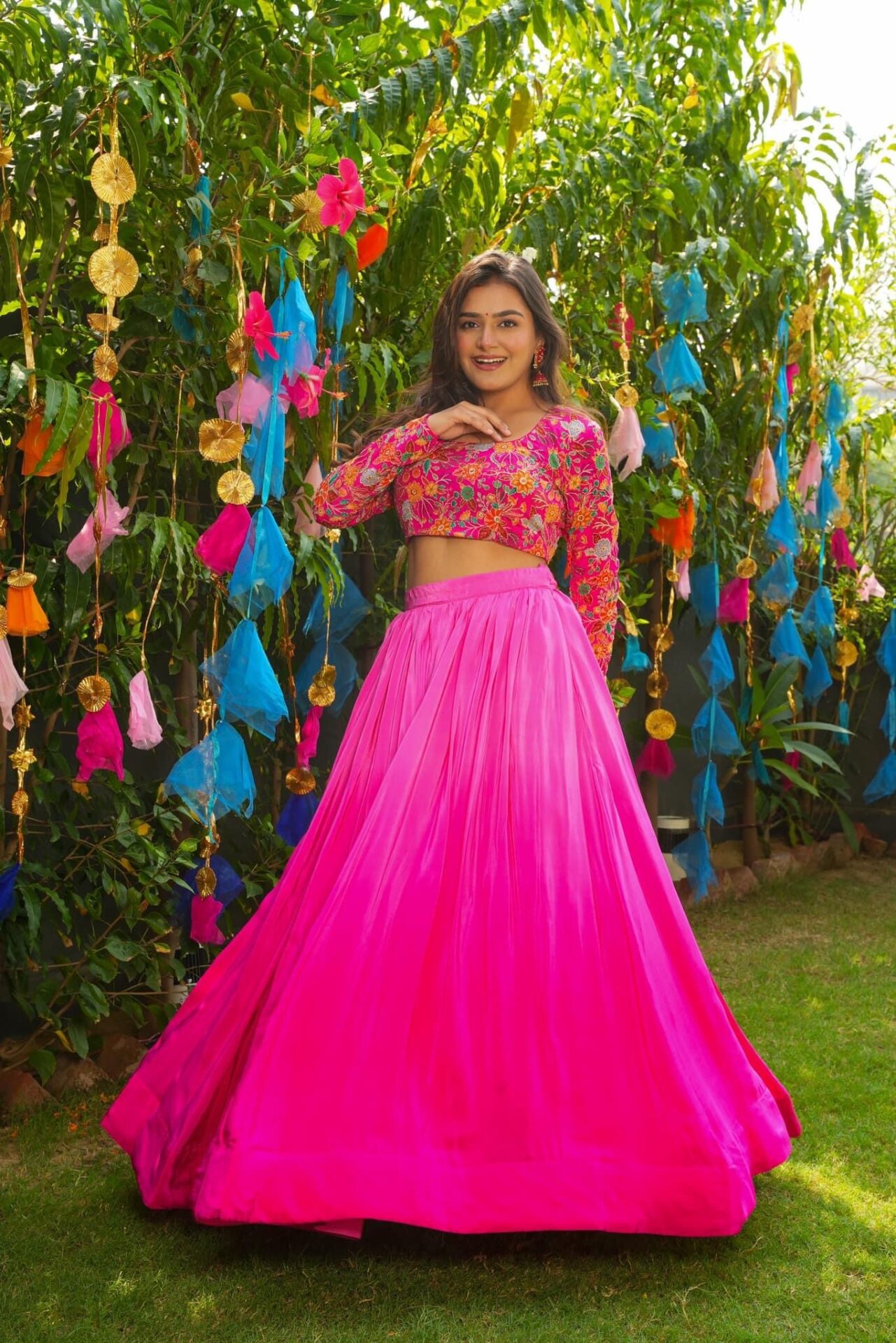 Slate pink Skies skirt attire