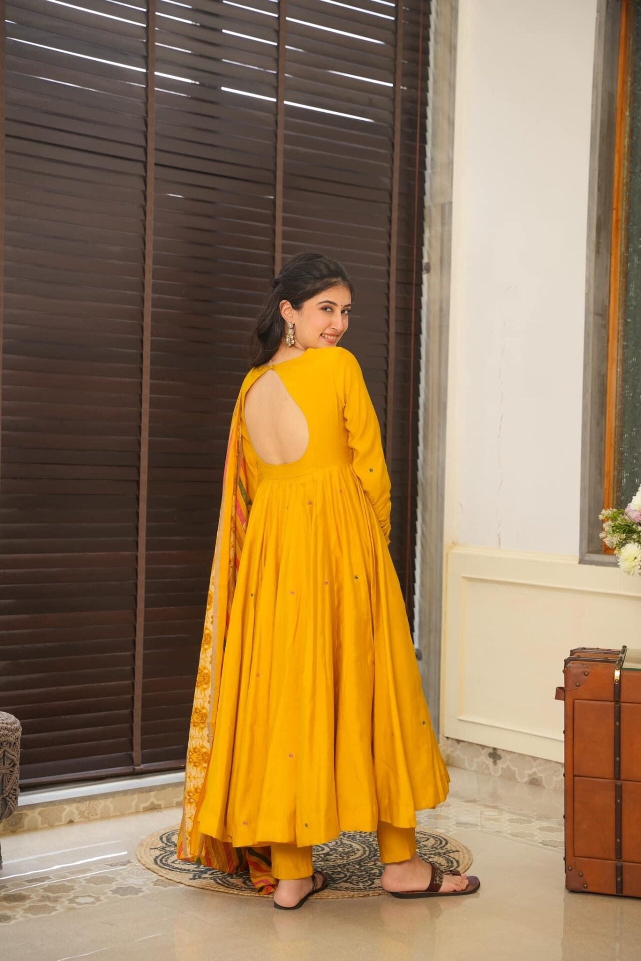 Hadiya yellow suit set