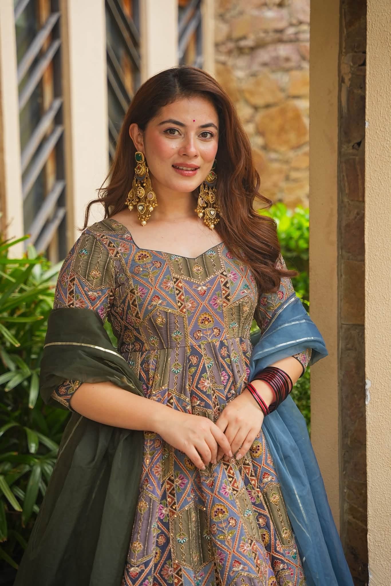 Kairika Royal Heavy Embroidered Maxi Set