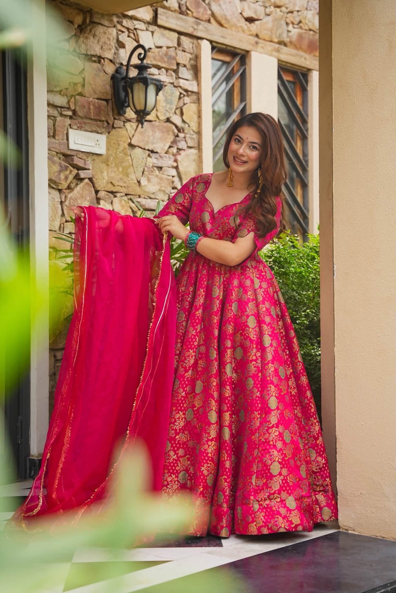 Rangisha Festive Wear Heavy Embroidered Maxi Set