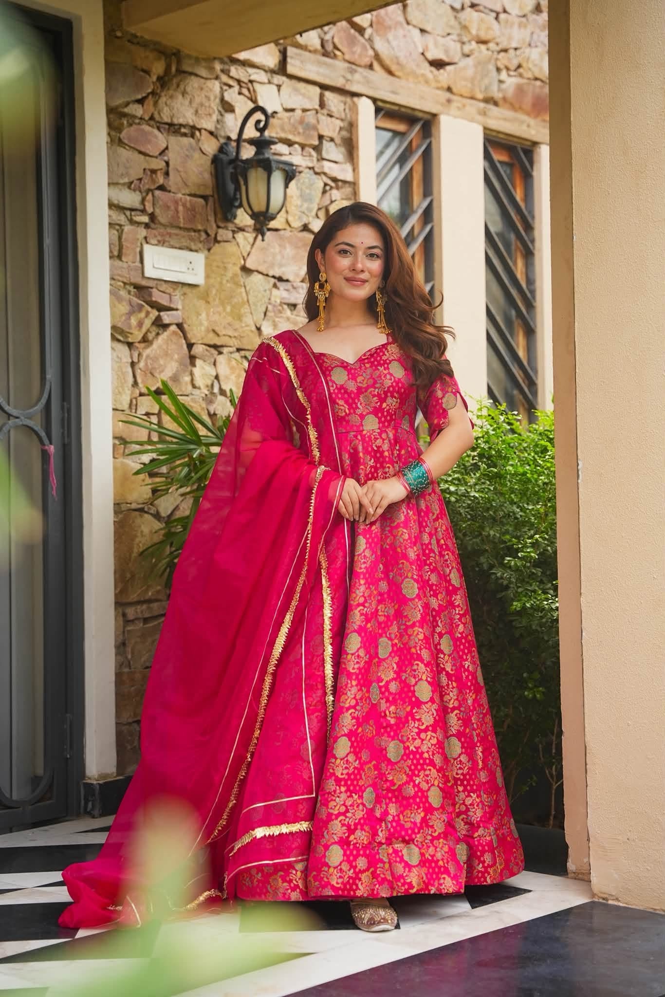 Rangisha Festive Wear Heavy Embroidered Maxi Set