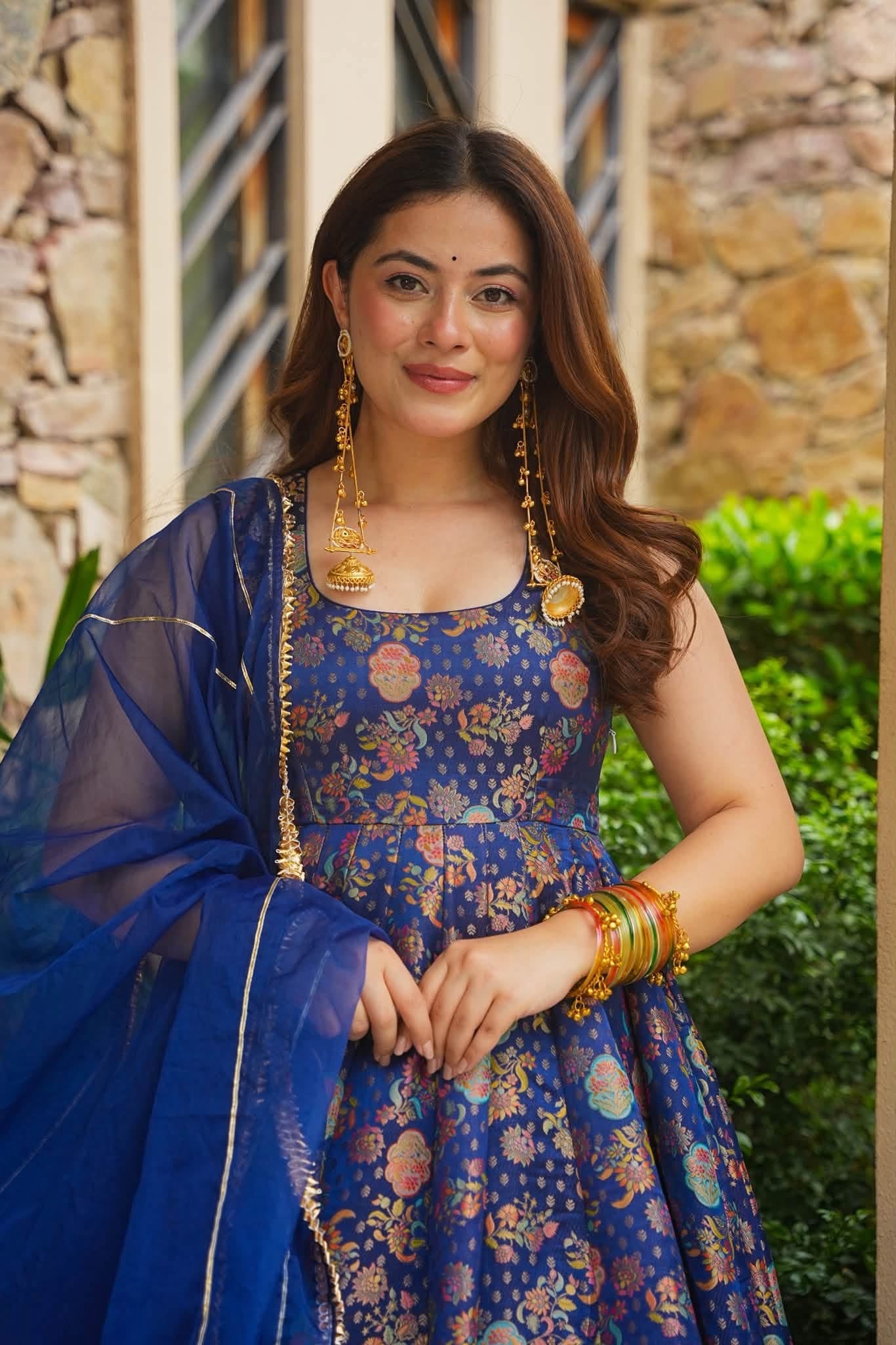 Ranjika Royal Heavy Embroidered Maxi Set