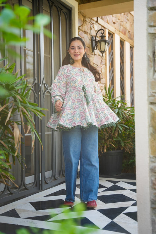 Pastel Breeze Cotton Top