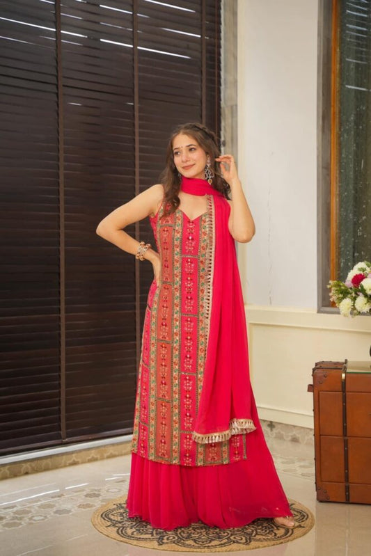 Chitra bright kurta-palazzo set