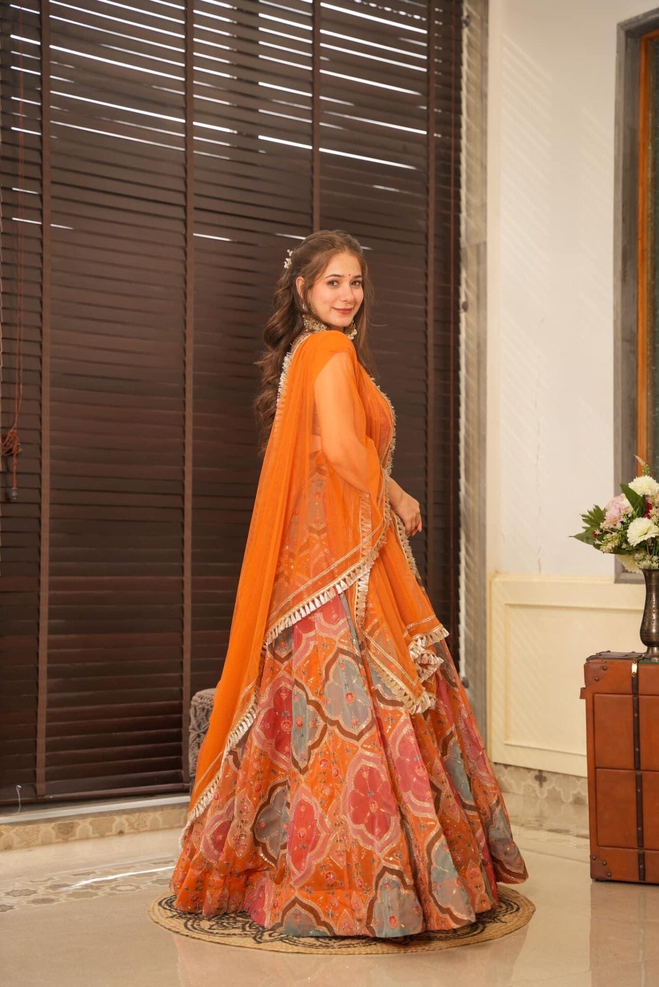 Sangiri embroidered lehenga set