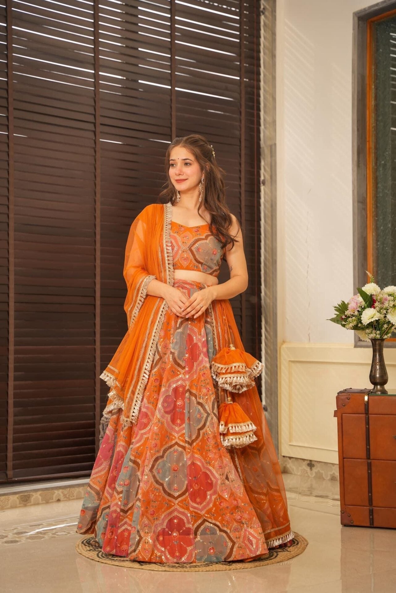 Sangiri embroidered lehenga set