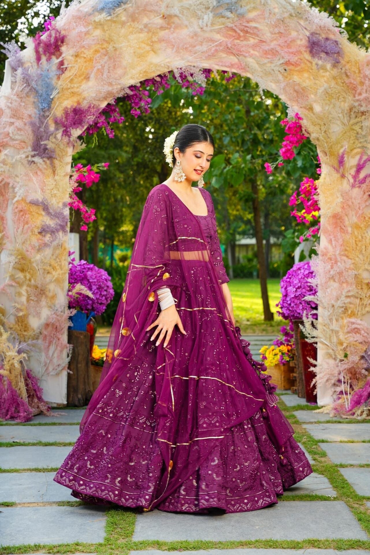 Murphy GEORGETTE LEHENGA CHOLI SET