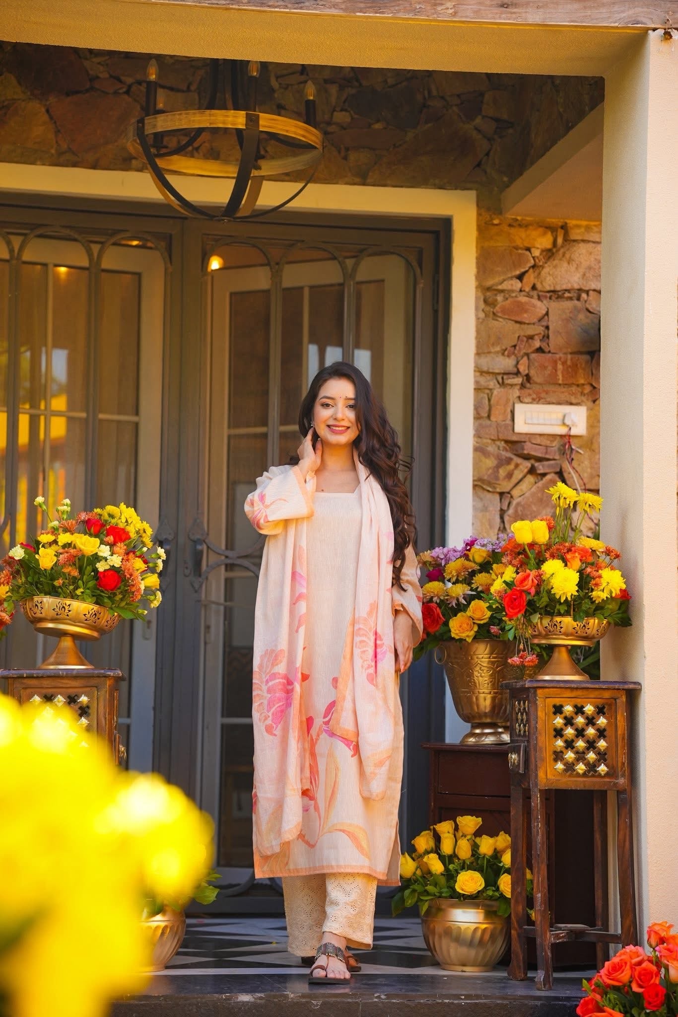 Nivandiya Elegant Cotton Kurta Set