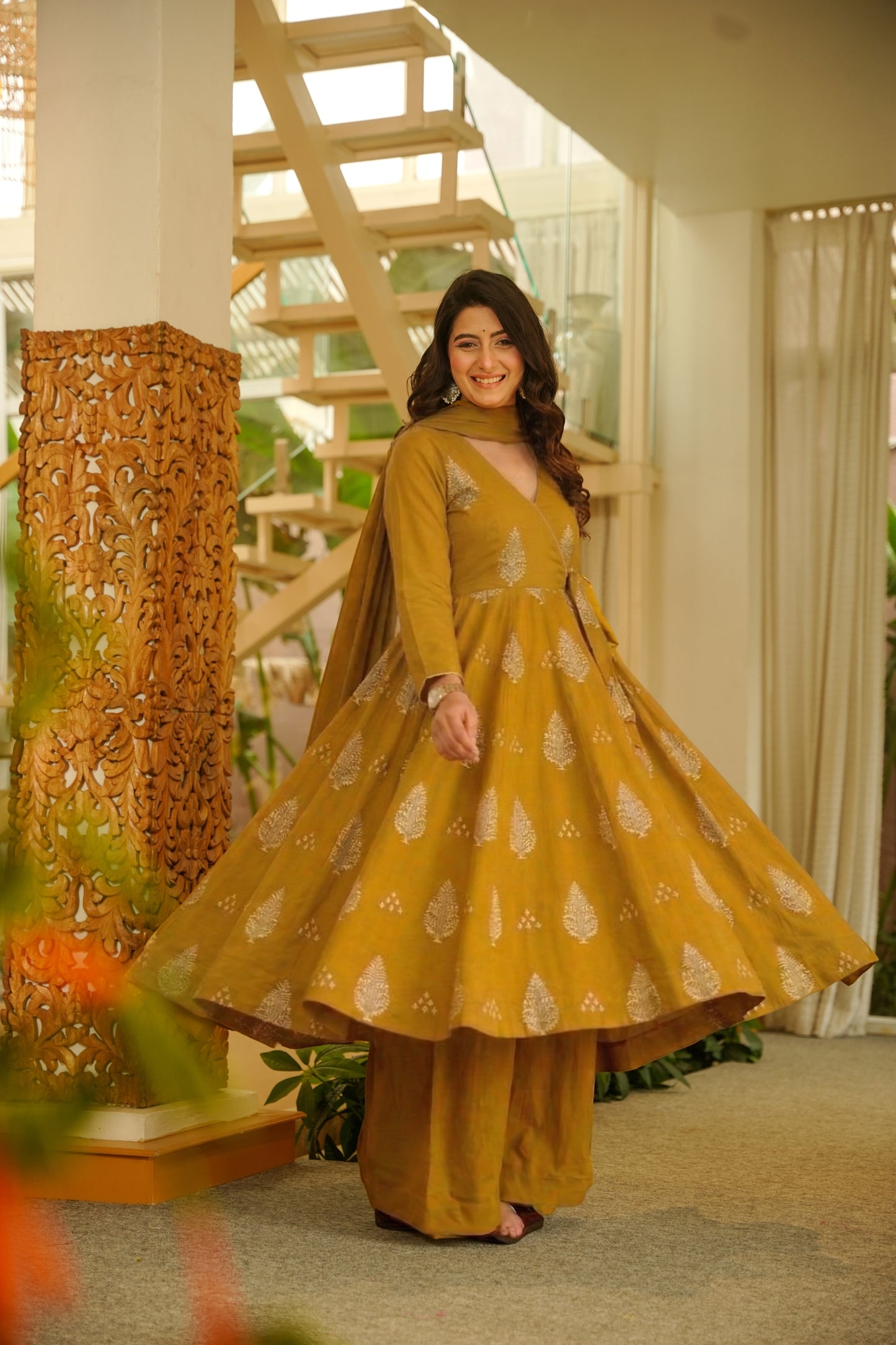 Nitya Printed Rayon Suit Set