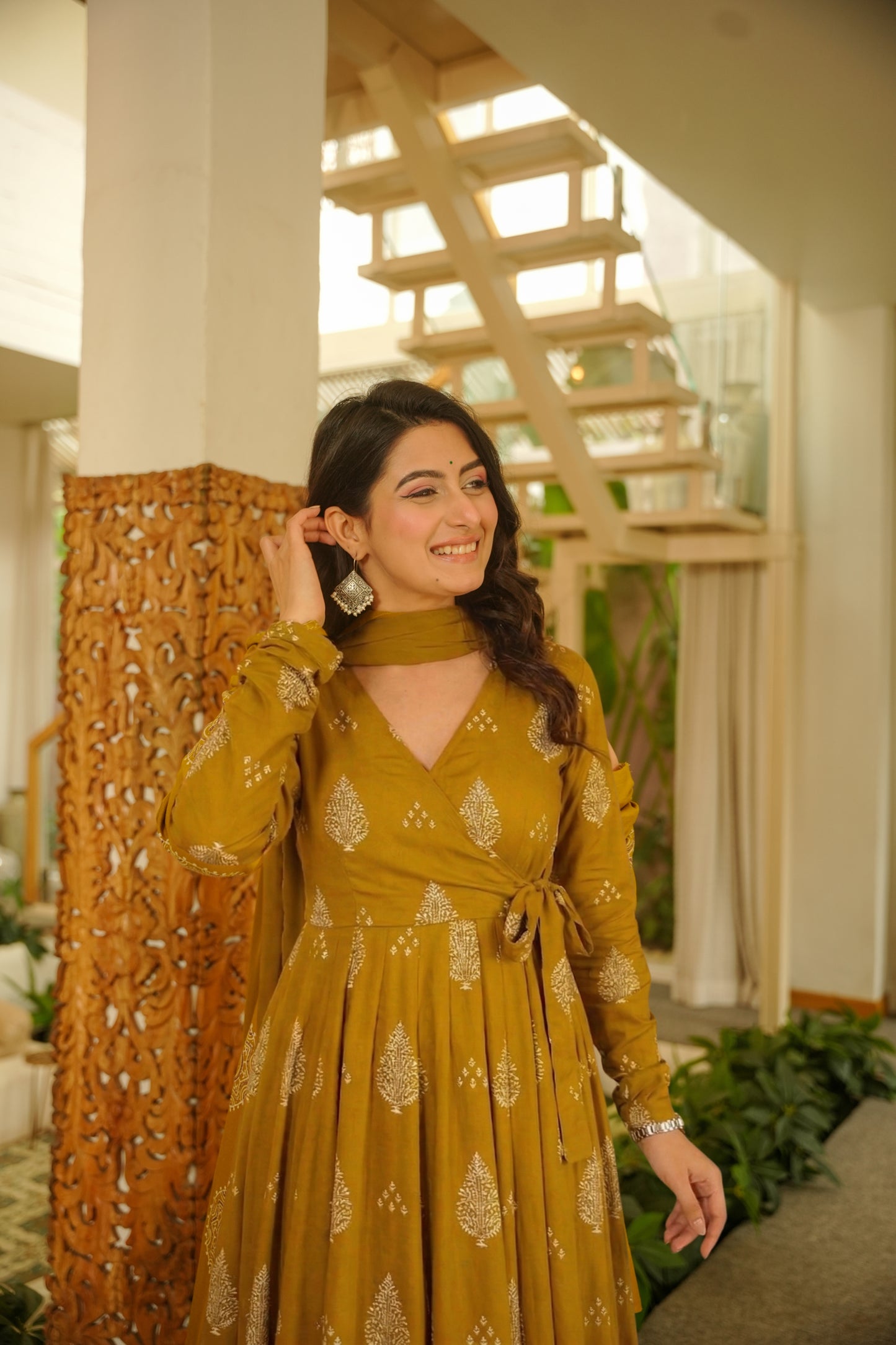 Nitya Printed Rayon Suit Set