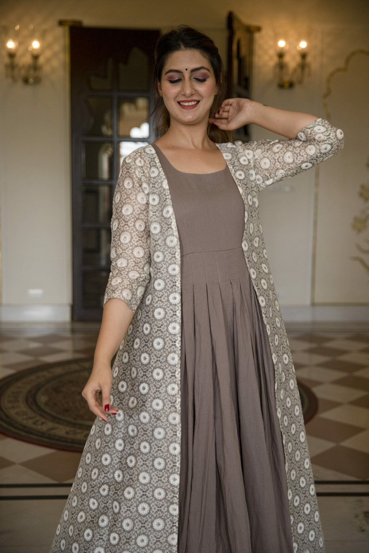 JACKET STYLE KURTI DESIGNS FOR YOUR ETHNIC LOOK
