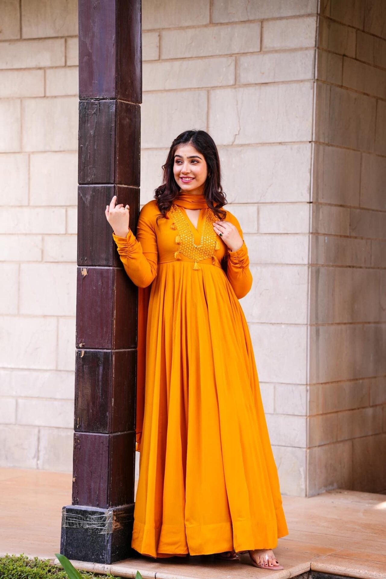 Orange Solid Petticoats For Casual Wear. Shop Online at Soch India