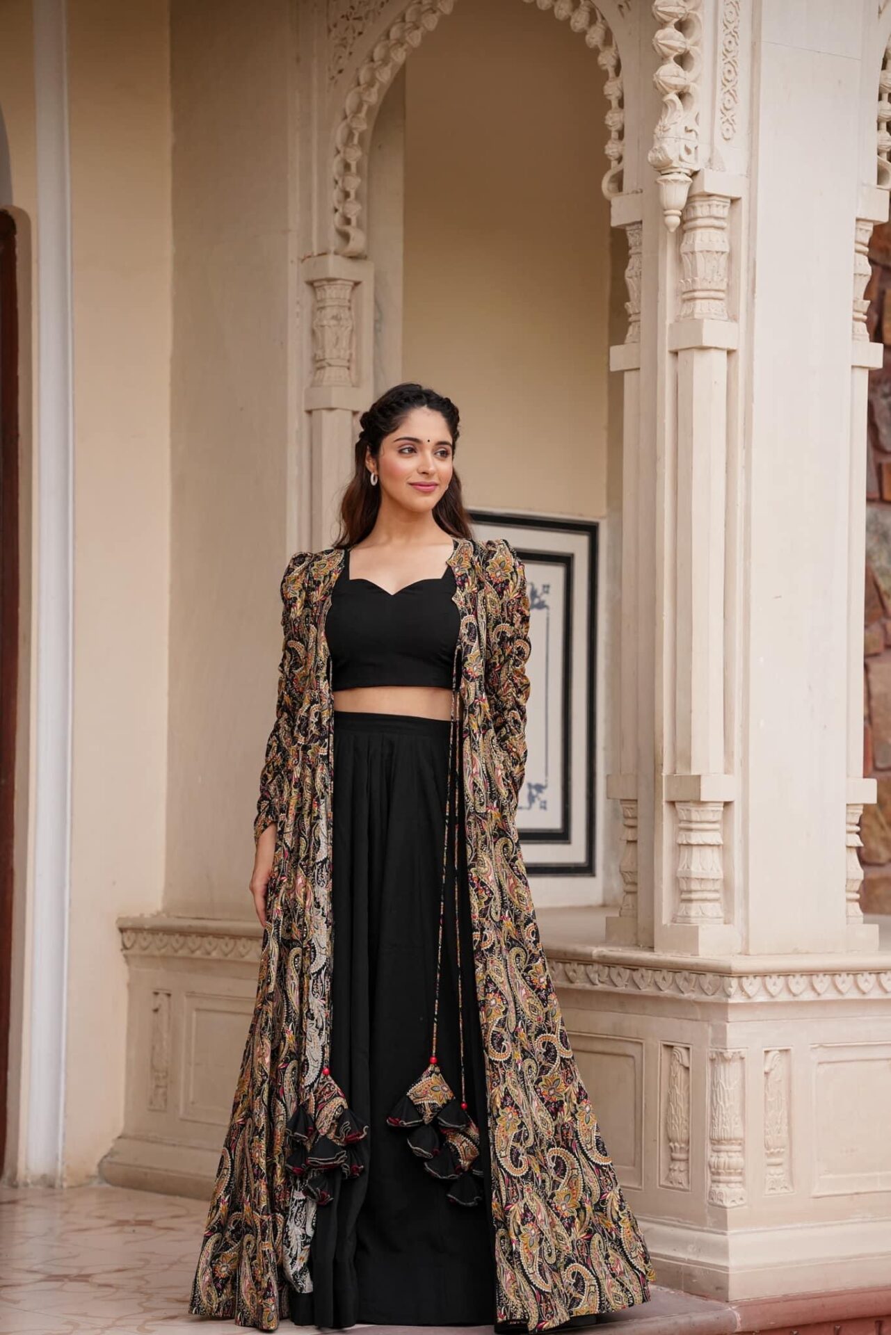 Buy online Black Rayon Skirt Top Set from ethnic wear for Women by Mode  Connection for ₹2250 at 55% off | 2024 Limeroad.com