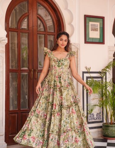 Latest) Party Wear Designer Gown Design For Girls 2022