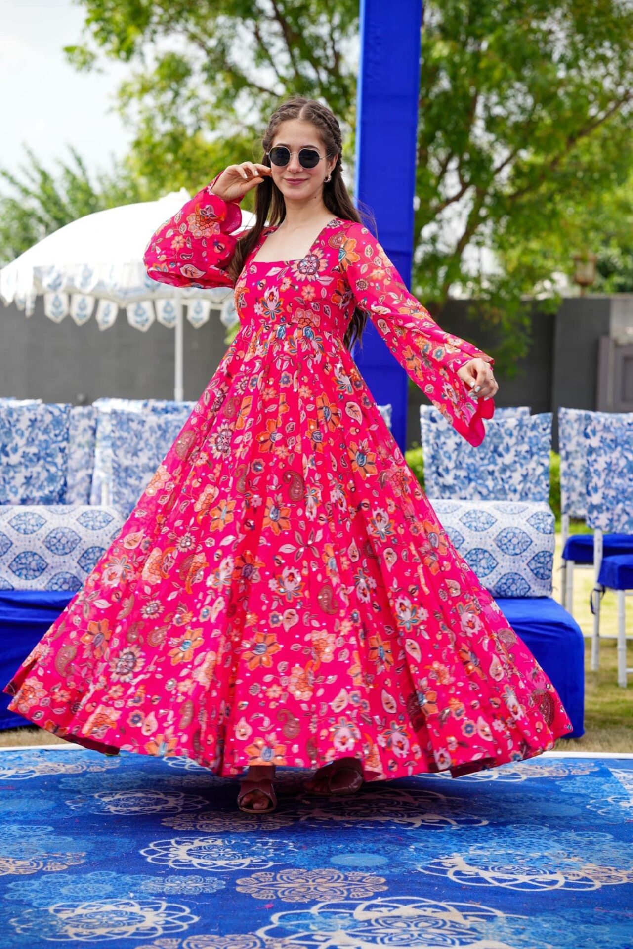 Cassandra georgette dress - Buy Designer Ethnic Wear for Women