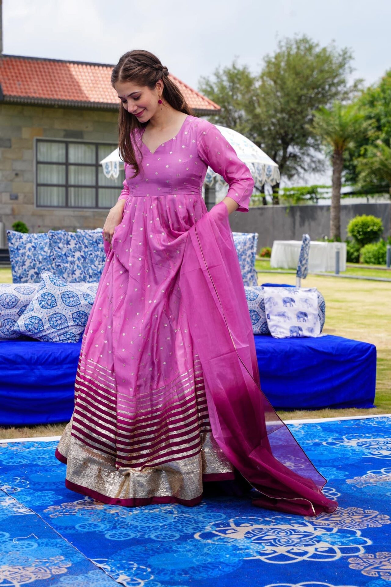 NATASHA SILK EMBROIDERED HEAVY SET - Buy Designer Ethnic Wear for Women  Online in India - Idaho Clothing
