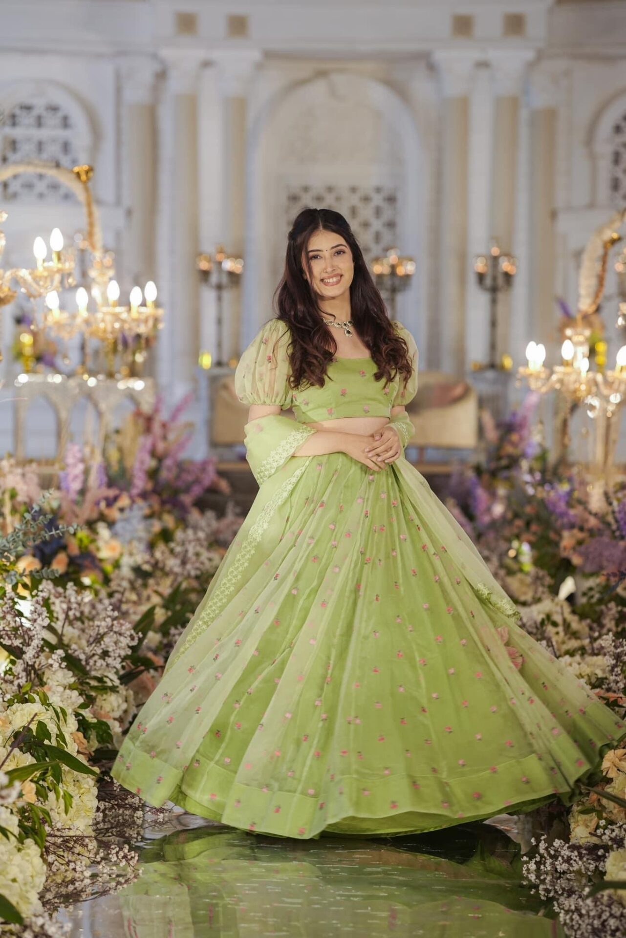 Laveena Fab Women Ethnic Dress Green Dress - Buy Laveena Fab Women Ethnic  Dress Green Dress Online at Best Prices in India | Flipkart.com