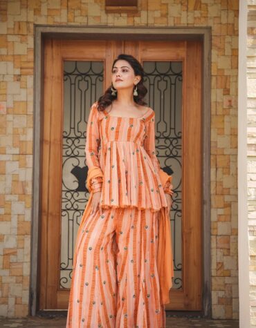 Buy SAAHMRIGA Women Maroon, Firozi Embroidered Faux Georgette Set Of 2  Kurta Palazzo Set And Kurta Palazzo Set Dress Material Online at Best  Prices in India - JioMart.