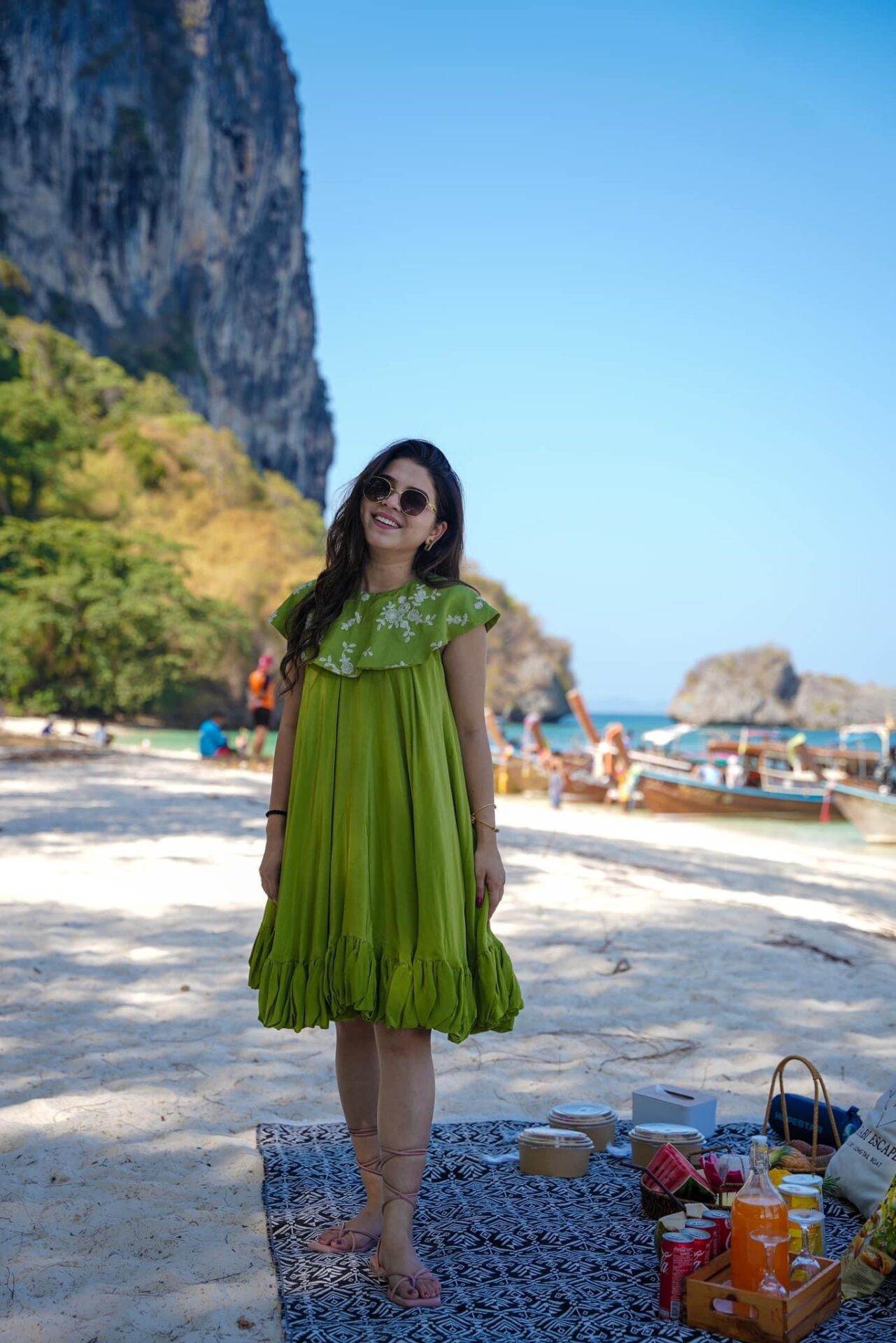 Halcyon green crepe dress - Buy Designer Ethnic Wear for Women Online ...